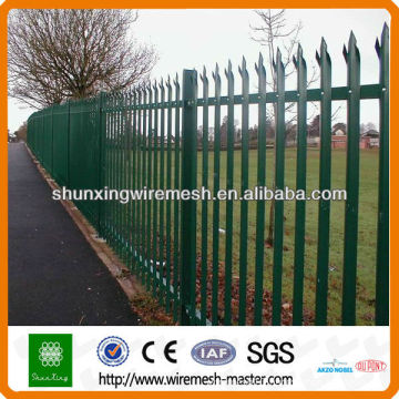 Powder coated Palisade security fence